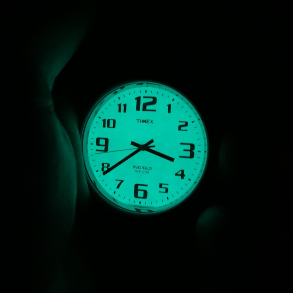 Timex Large Dial Easy Reader Indiglo Watch - image 3